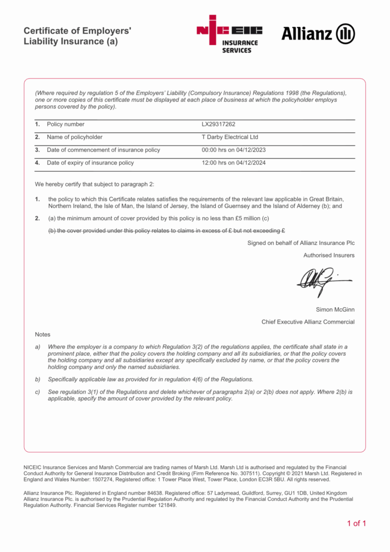 A signed letter addressing compliance with MagSafe regulations for iPhone chargers.